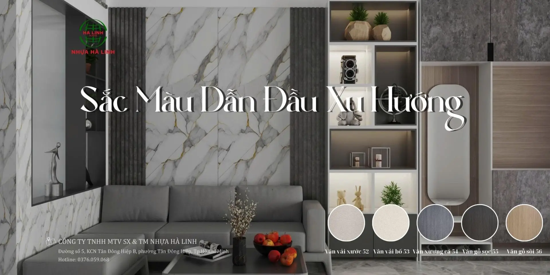 Bộ sưu tập 5 mã màu mới dẫn đầu xu hướng không gian nội thất