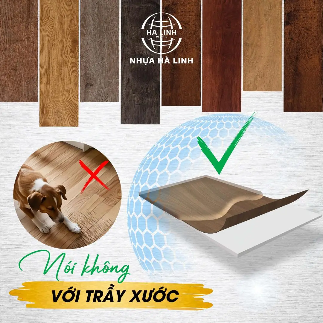 Sàn nhựa hèm khoá Apollo - Chống trầy xước