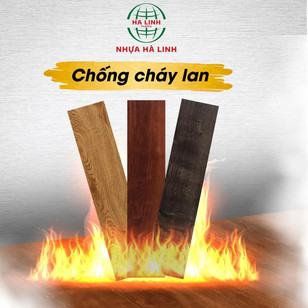 Sàn nhựa hèm khoá Apollo - Chống cháy lan