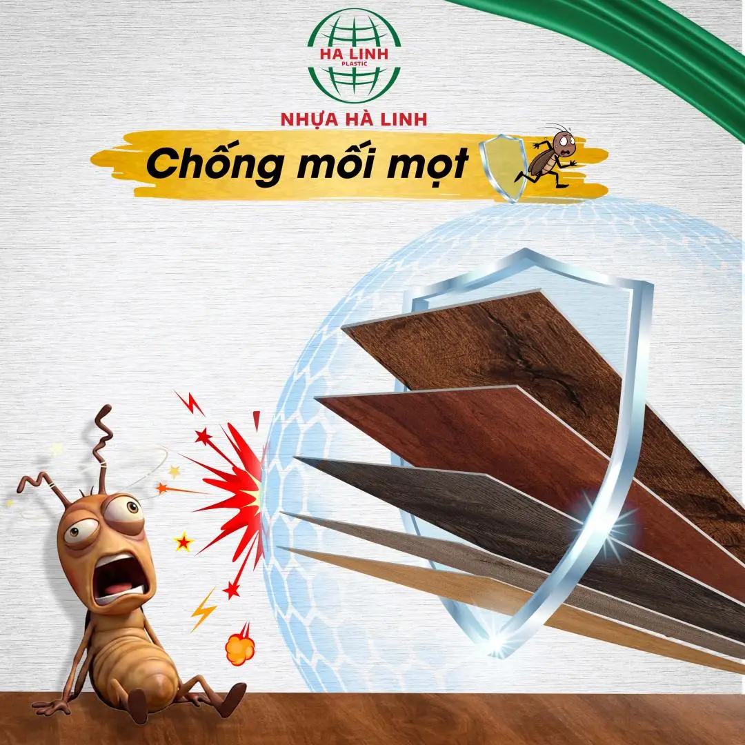 Sàn nhựa hèm khoá Apollo - Chống mối mọt