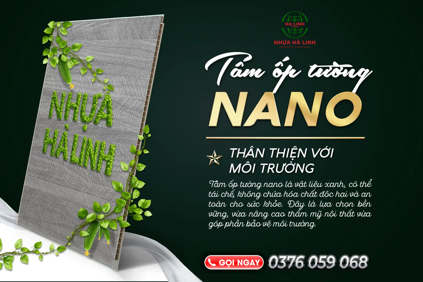 ƯU ĐIỂM THÂN THIỆN VỚI MÔI TRƯỜNG