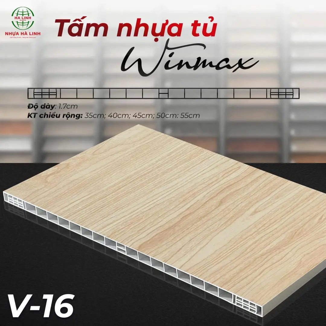 Tấm Nhựa Tủ Winmax V16